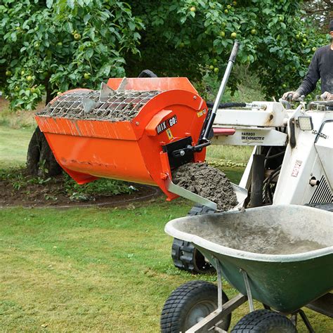 concrete grinder skid steer|skid steer mounted concrete mixer.